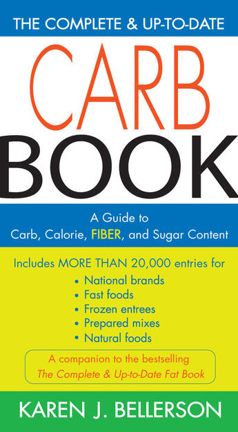 Couverture du livre « The Complete and Up-to-Date Carb Book » de Bellerson Karen J aux éditions Penguin Group Us