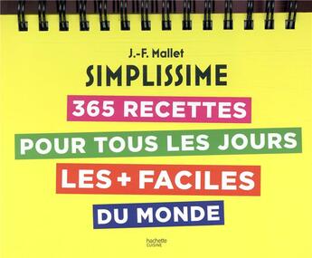 Couverture du livre « Éphéméride simplissime » de Jean-François Mallet aux éditions Hachette Pratique