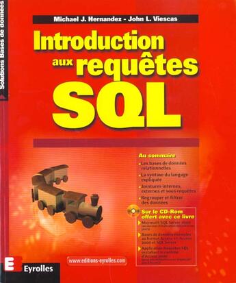 Couverture du livre « Introduction requetes sql » de Hernandez aux éditions Eyrolles