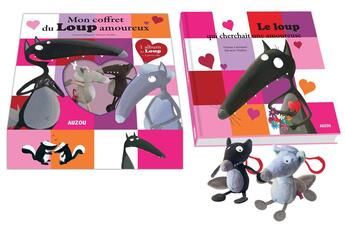 Couverture du livre « Mon coffret du Loup amoureux » de Orianne Lallemand et Eleonore Thuillier aux éditions Auzou