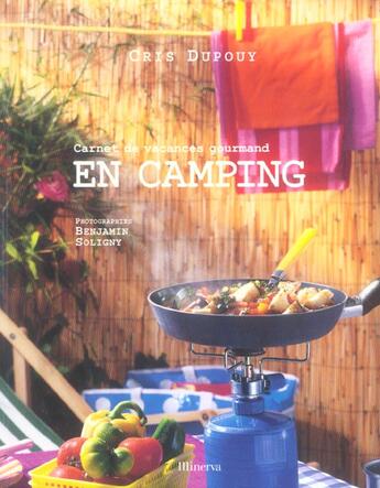 Couverture du livre « En Camping. Carnet De Vacances Gourmand » de Cris Dupouy aux éditions La Martiniere