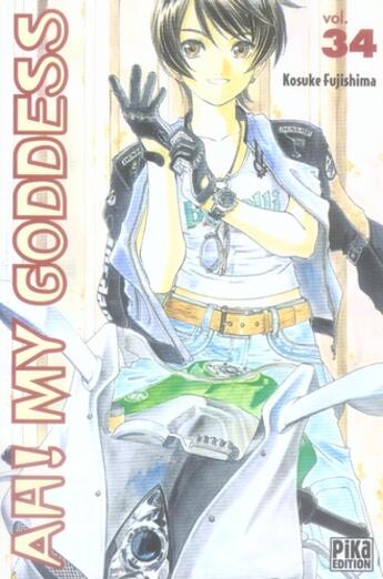 Couverture du livre « Ah ! my goddess Tome 34 » de Kosuke Fujishima aux éditions Pika