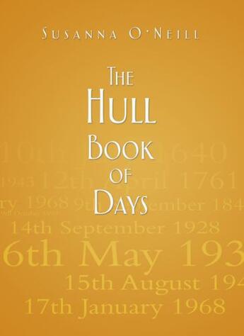 Couverture du livre « The Hull Book of Days » de O'Neill Susanna aux éditions History Press Digital