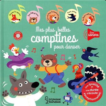 Couverture du livre « Mes plus belles comptines pour danser » de Nastja Holtfreter aux éditions Larousse