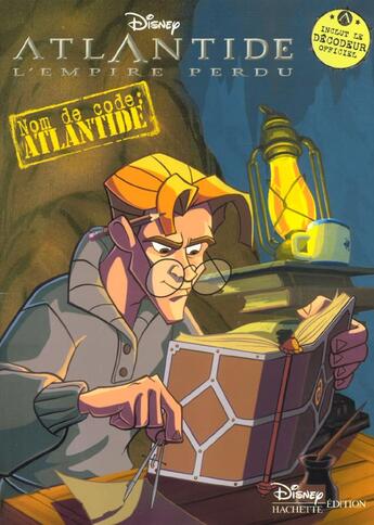 Couverture du livre « Atlantide ; Livre Decodeur » de  aux éditions Disney Hachette