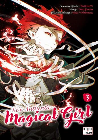 Couverture du livre « New authentic magical girl Tome 3 » de Nao Emoto et Nishio Ishin aux éditions Delcourt