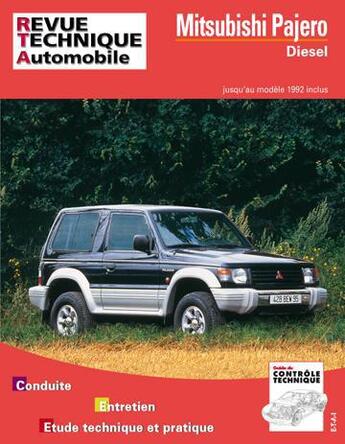 Couverture du livre « Rta 517.2 mitsubishi pajero diesel (83-92) » de Etai aux éditions Etai