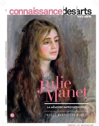 Couverture du livre « Julie manet » de Connaissance Des Art aux éditions Connaissance Des Arts