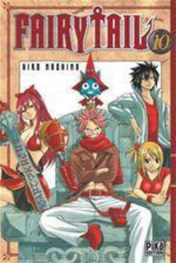 Couverture du livre « Fairy tail Tome 10 » de Hiro Mashima aux éditions Pika