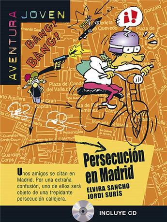 Couverture du livre « Persecucion en madrid + cd » de Sancho E aux éditions La Maison Des Langues