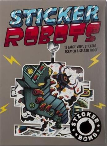 Couverture du livre « Sticker Robots /Anglais » de Studio Rarekwai (Srk aux éditions Laurence King