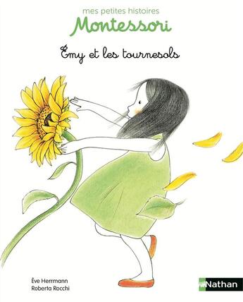 Couverture du livre « Emy et les tournesols » de Eve Herrmann et Roberta Rocchi aux éditions Nathan