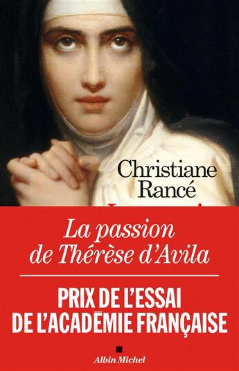 Couverture du livre « La passion de Thérèse d'Avila » de Christiane Rance aux éditions Albin Michel