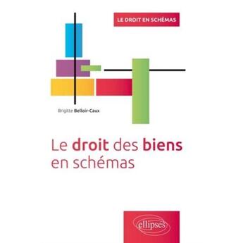 Couverture du livre « Droit des biens en schemas » de Belloir-Caux B. aux éditions Ellipses