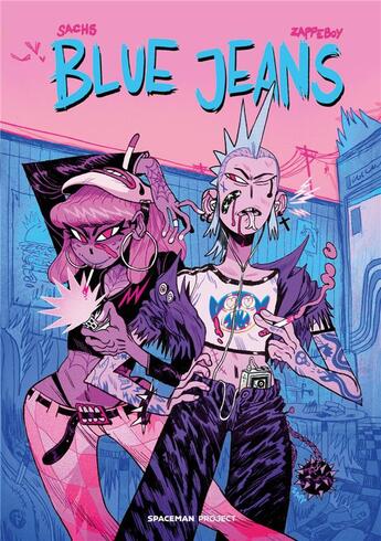 Couverture du livre « Blue jeans » de Antonio Sachs et Zappeboy aux éditions Spaceman Project