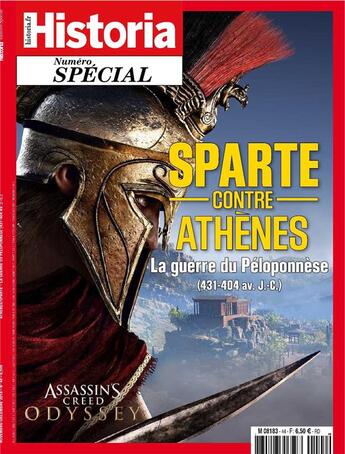 Couverture du livre « Historia special hs n 44 sparte contre athenes - novembre/decembre 2018 » de  aux éditions L'histoire