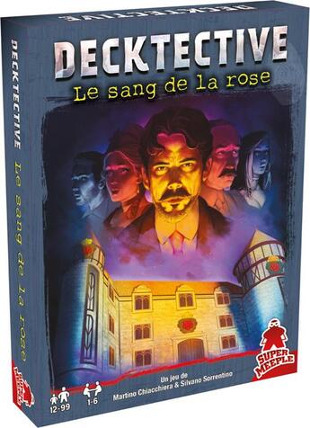 Couverture du livre « Decktective : le sang de la rose » de Silvano Sorrentino et Sorrentino Chiacchiera aux éditions Leha