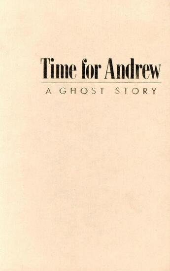 Couverture du livre « Time for Andrew » de Mary Downing Hahn aux éditions Houghton Mifflin Harcourt