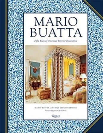 Couverture du livre « Mario buatta: fifty years of american interior decoration » de  aux éditions Rizzoli