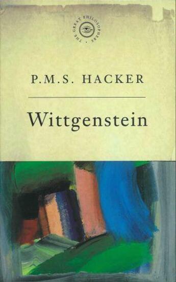 Couverture du livre « The Great Philosophers: Wittgenstein » de Hacker Peter aux éditions Orion Digital