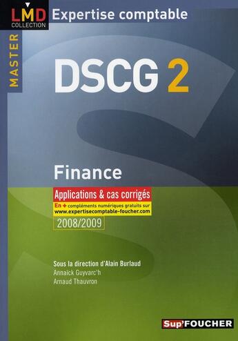 Couverture du livre « Finance ; master 2 DSCG » de Thauvron/Arnaud aux éditions Foucher