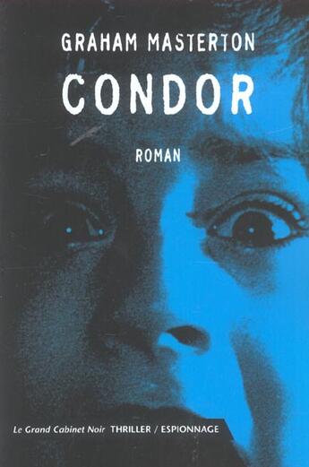 Couverture du livre « Condor » de G Masterton aux éditions Manitoba