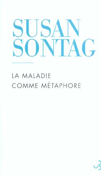 Couverture du livre « La maladie comme métaphore » de Susan Sontag aux éditions Christian Bourgois