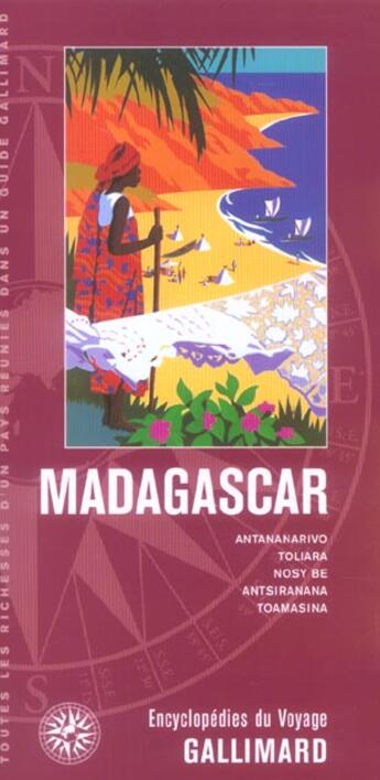 Couverture du livre « Madagascar - antananarivo, toliara, nosy be, antsiranana, toamasina » de Collectif Gallimard aux éditions Gallimard-loisirs