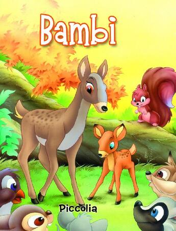 Couverture du livre « Bambi ; mini livre » de  aux éditions Piccolia