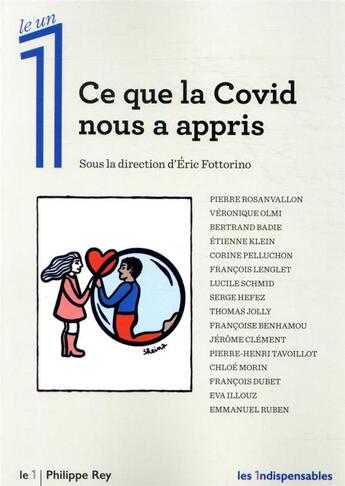 Couverture du livre « Ce que la Covid nous a appris » de Eric Fottorino aux éditions Philippe Rey