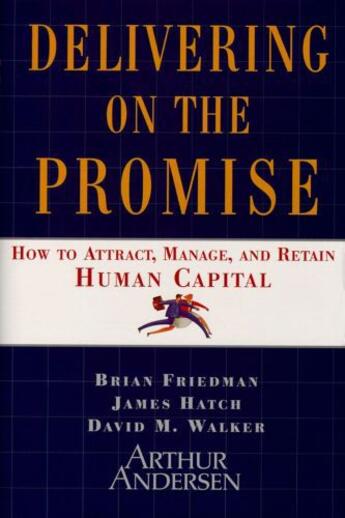 Couverture du livre « Delivering on the Promise » de Friedman Brian aux éditions Free Press