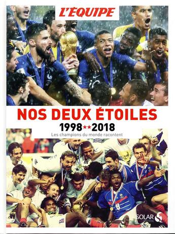 Couverture du livre « 1998-2018 ; nos deux étoiles » de  aux éditions Solar