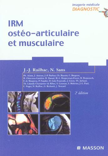 Couverture du livre « Irm osteo-articulaire et musculaire (2e édition) » de Railhac Jean-Jacques aux éditions Elsevier-masson