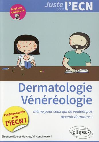 Couverture du livre « Dermatologie-vénéorologie » de Eleonore Eberst et Vincent Negroni aux éditions Ellipses