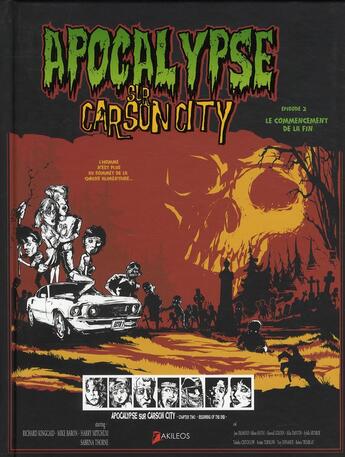 Couverture du livre « Apocalypse sur Carson City Tome 2 : le commencement de la fin » de Guillaume Griffon aux éditions Akileos
