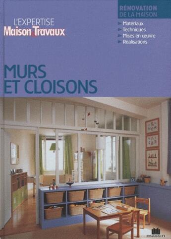 Couverture du livre « Murs et cloisons » de  aux éditions Massin