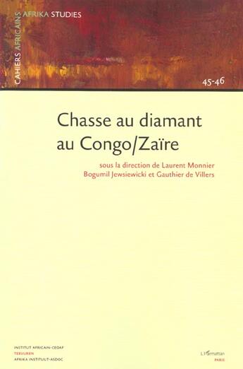 Couverture du livre « Chasse au diamant au Congo-Zaïre » de  aux éditions L'harmattan