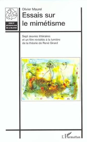 Couverture du livre « Essais sur le mimetisme » de Olivier Maurel aux éditions L'harmattan