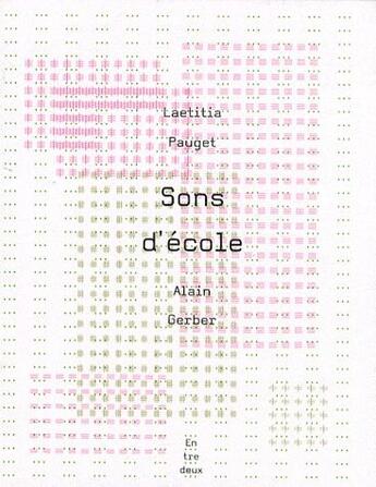 Couverture du livre « Sons d'école » de Pauget et Gerber aux éditions Momeludies