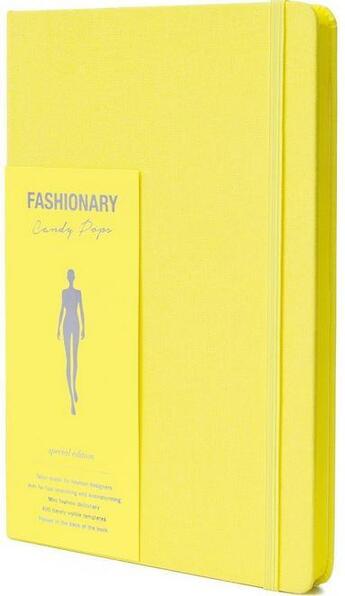 Couverture du livre « Fashionary candy pops lemon womens a5 » de  aux éditions Fashionary