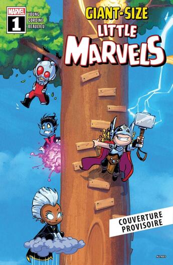 Couverture du livre « Giant-size Little Marvel » de Skottie Young et Dax Gordine aux éditions Panini