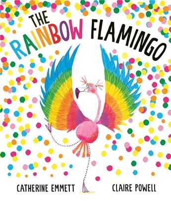 Couverture du livre « Rainbow flamingo » de Catherine Emmett aux éditions Simon & Schuster