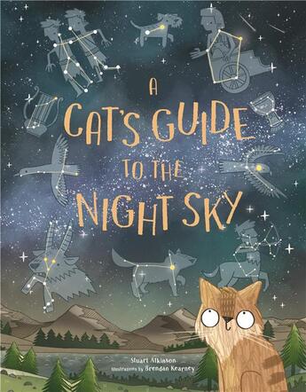 Couverture du livre « A cat's guide to the night sky » de Atkinson Stuart aux éditions Laurence King