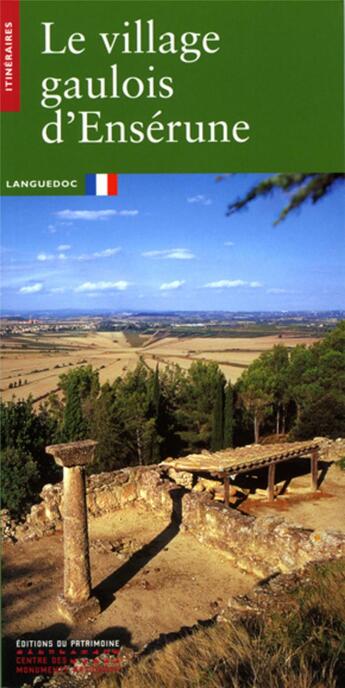 Couverture du livre « Le village gaulois d'enserune » de Bellet M-E. aux éditions Editions Du Patrimoine