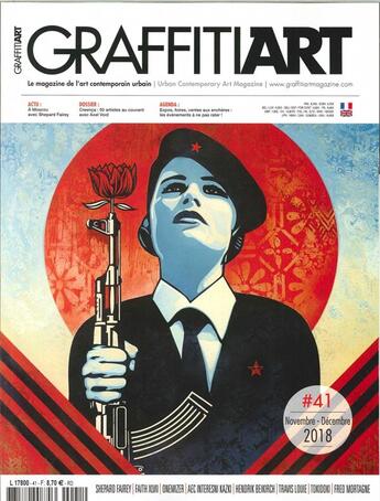 Couverture du livre « Graffitiart n 41 - octobre/novembre 2018 » de  aux éditions Graffiti Art