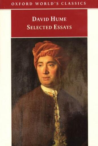 Couverture du livre « Selected Essays » de David Hume aux éditions Oxford University Press Uk