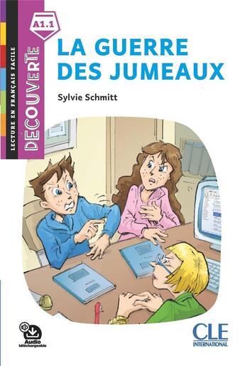 Couverture du livre « La guerre des jumeaux ; A.1.1 » de Sylvie Schmitt aux éditions Cle International