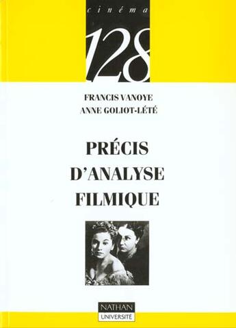 Couverture du livre « Precis D'Analyse Filmique » de Francis Vanoye aux éditions Nathan