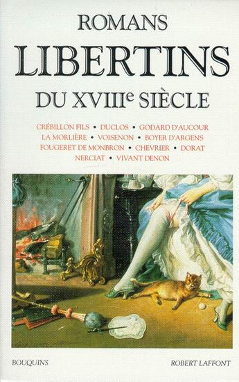 Couverture du livre « Romans libertins du xviiie siecle » de  aux éditions Bouquins