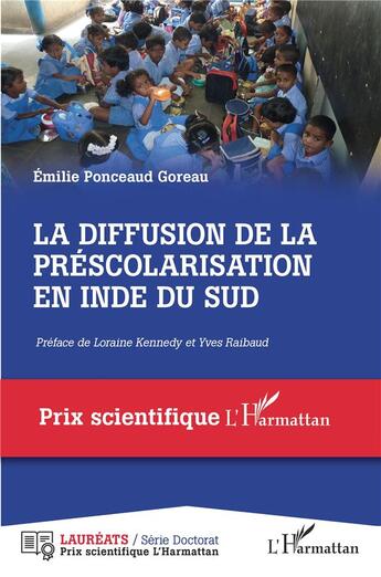 Couverture du livre « Diffusion de la préscolarisation en Inde du Sud » de Emilie Ponceaud Goreau aux éditions L'harmattan